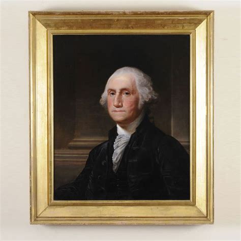 Portrait Of George Washington American Ca 1810 1820 After Gilbert