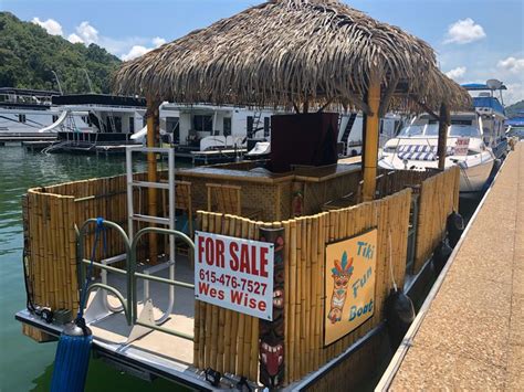 Build A Tiki Bar On A Pontoon Boat Menu Restaurant Life Boat