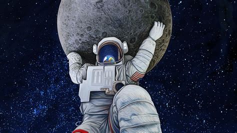 20 Astronaut Art Wallpapers Wallpaperboat