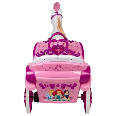 6v Disney Princess Royal Horse And Carriage Electric Ride On Smyths