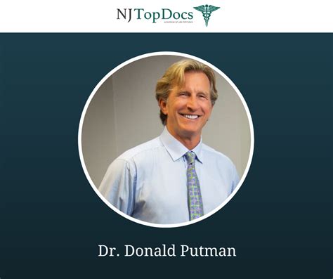 Essex County Pediatric Cardiologist Dr Donald Putman Awarded Nj Top Doc