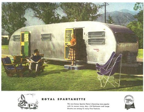 1953 Brochure Spartan Trailer Classic Trailers Vintage Camper