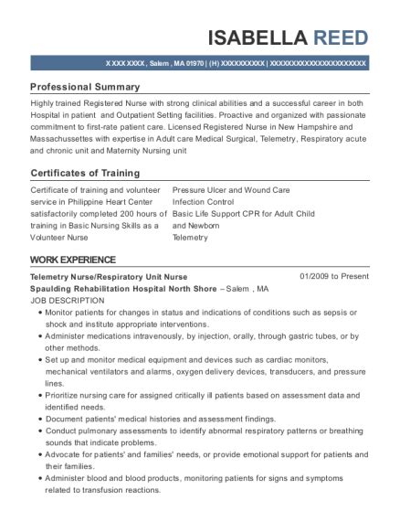 Medical nurse resume sample inspires you with ideas and examples of what do you put in the objective, skills, responsibilities and duties. Best Medical/surgical Nurse Resumes | ResumeHelp