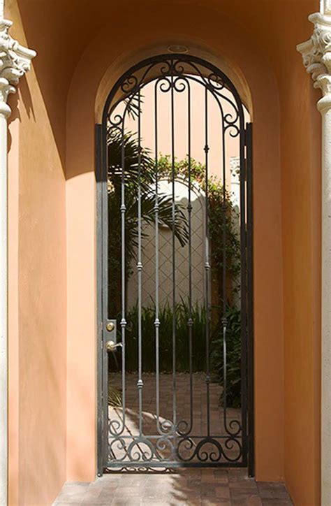 Courtyard Gates Wrought Iron And Steel Doors By Cantera Doors