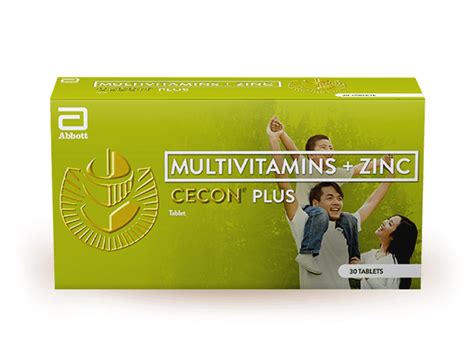 Multivitamins Zinc Cecon Plus Be Cecon Strong Abbott Philippines