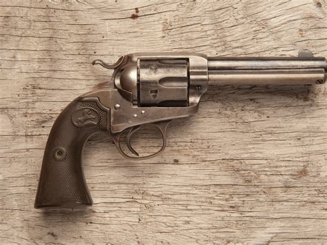 Colt Bisley 45 Caliber Single Action Army Revolver The Milhous