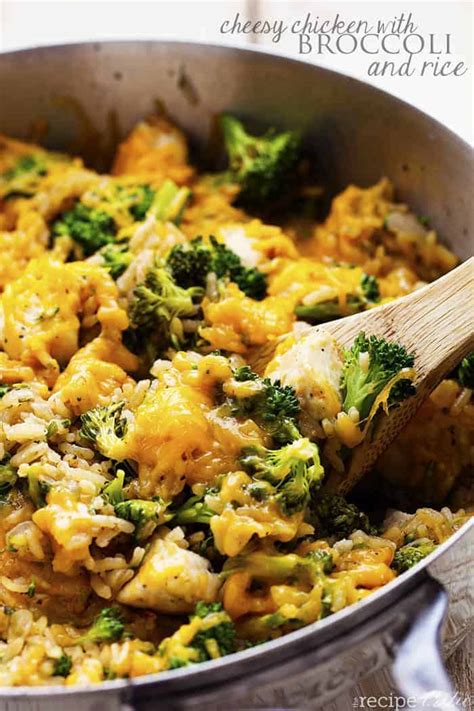 One Pan Cheesy Chicken With Broccoli And Rice The Recipe Critic