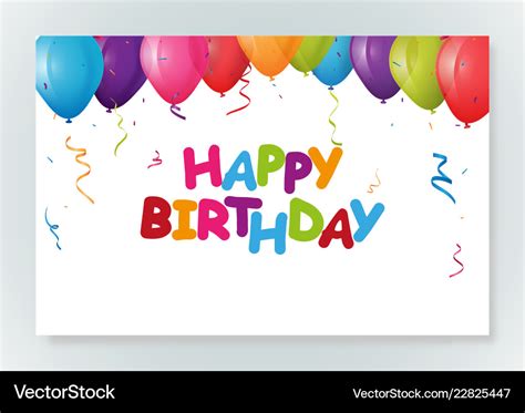 Happy Birthday Confetti Birthday Greeting Card For Everyone Stationery