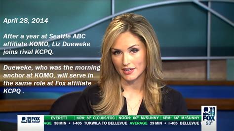 April 28 2014 Liz Dueweke Moves To KCPQ QZVX Broadcast History