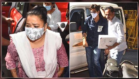 Ncb Arrests Comedienne Bharti Singh And Probes Husband Haarsh Limbachiyaa After Conducting A