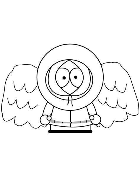 South park is an american animated television series created by trey parker and matt stone. South Park Kenny With Angel Wings Coloring Page | Free ...