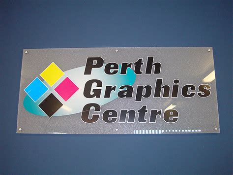 Acrylic Signs Perth Graphics Centres Reception Sign Perth Graphics