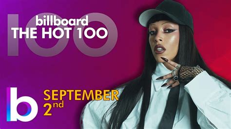 Billboard Hot 100 Top Singles This Week September 2nd 2023 Youtube