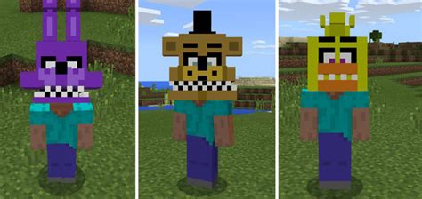 Fnaf Heads Pack For Minecraft Pe 1207 Mcpe Box
