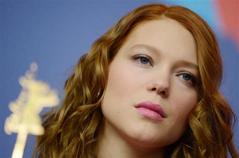 Lea Seydoux At Beauty And The Beast Press Conference At 64th