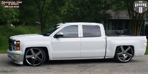 Chevrolet Silverado 1500 Dub Baller S116 Wheels Black And Machined With