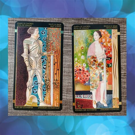Klimt Tarot Boxed Deck I Gustav Klimt Art Tarot Deck With Mini Etsy