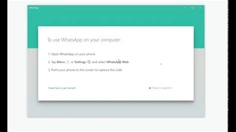 How To Install Whatsapp For Windows 10 Youtube