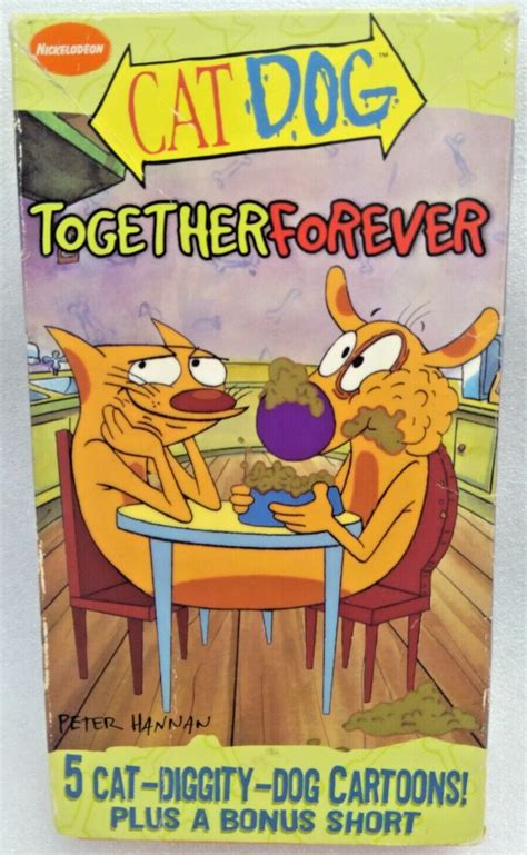 Vhs Nickelodeon Catdog Together Forever Vhs 1999 Orange Tape Vhs