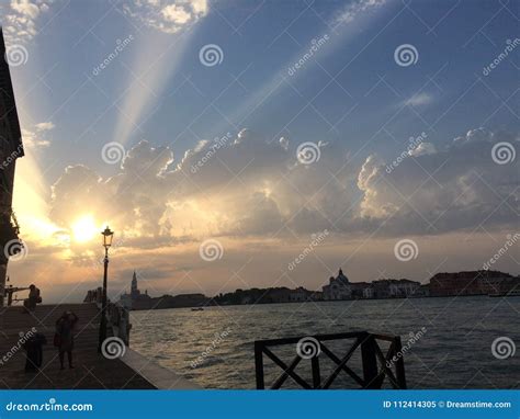 Sunrise In Venice Venezia Italy Stock Image Image Of Venizia