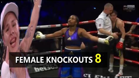 The Greatest Knockouts By Female Boxers 8 Youtube