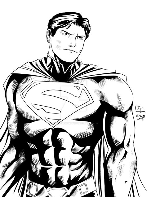 Superman New 52 Inked By Patrickthementalist On Deviantart