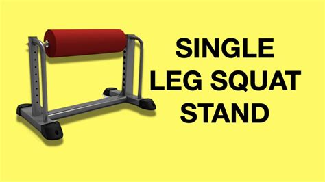 Diy Single Leg Squat Stand Roller Bulgarian Split Squats Youtube