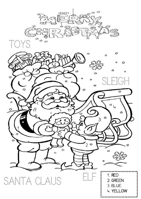 All christmas and winter worksheets. 11 Best Images of English Com Mas Worksheets - Christmas ...