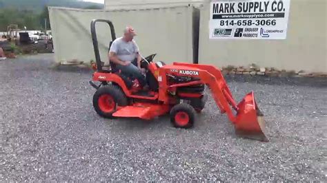 2003 Kubota Bx2200 Sub Compact Tractor With Loader Belly Mower 4x4