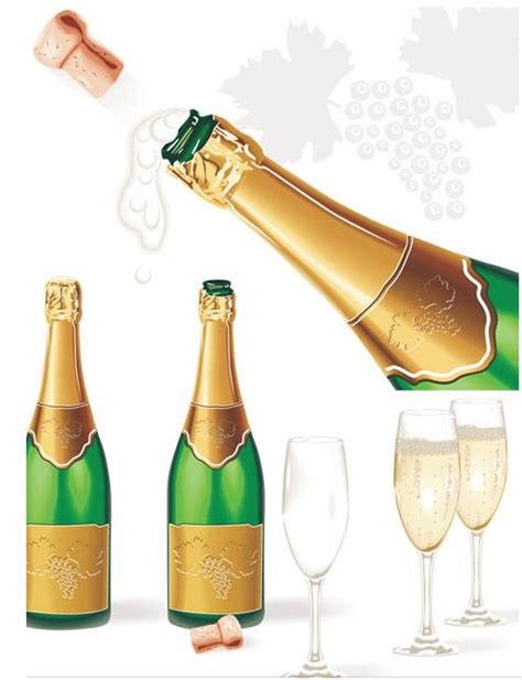 Champagne Graphic Vectors Free Download