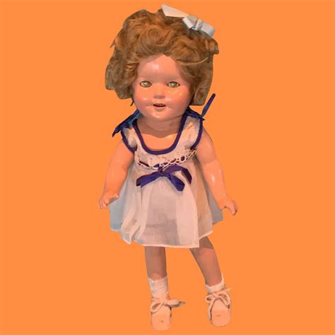 ideal 13 shirley temple composition doll ~ pretty ruby lane
