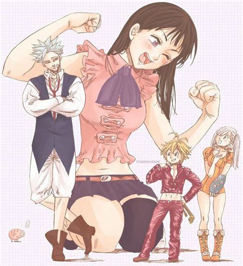 Nanatsu No Taizai • Семь смертных грехов • 7 Аниме Комиксы Главные