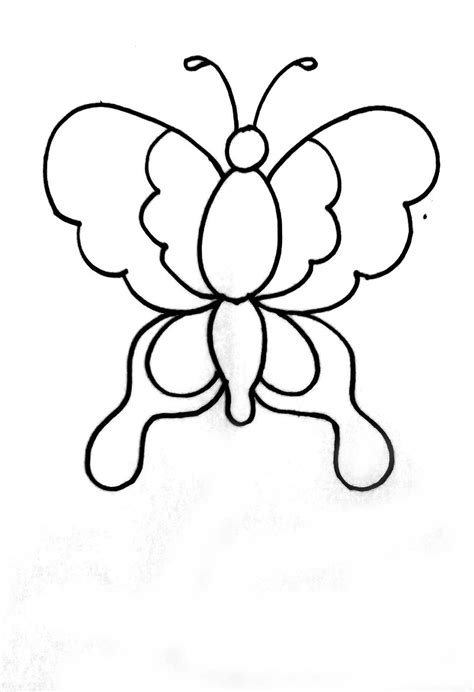 Ada bermacam macam +92 sketsa gambar kupu kupu. Sketsa Gambar Kupu Kupu Hinggap Di Bunga | Sobsketsa