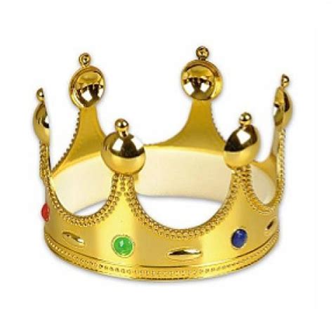 Buy Partysanthejewels Imperial King Crown Royal Fancy Dress Hat Gold