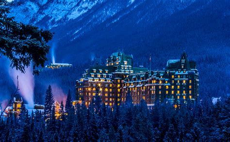 Banff Springs Hotel Winter Jeff Lancaster Flickr
