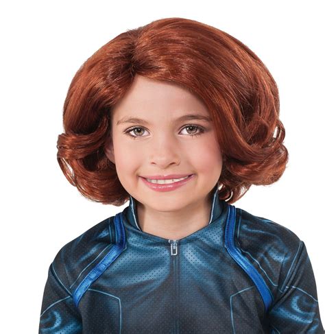 Avengers 2 Age Of Ultron Kids Black Widow Wig Kids Wigs Black