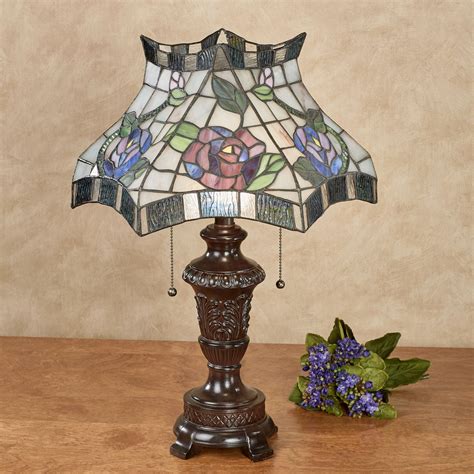 Cicily Rose Stained Glass Table Lamp