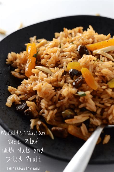 Mediterranean Rice Pilaf With Nuts And Dried Fruit Recipe Side