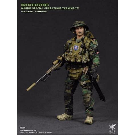 Easy And Simple 26006 16 Scale Marsoc Msot Recon Sniper Hobbies