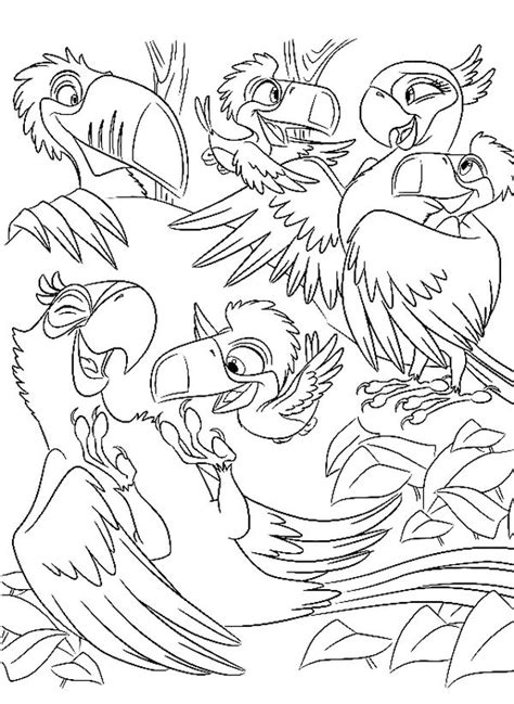 rio  coloring pages    print