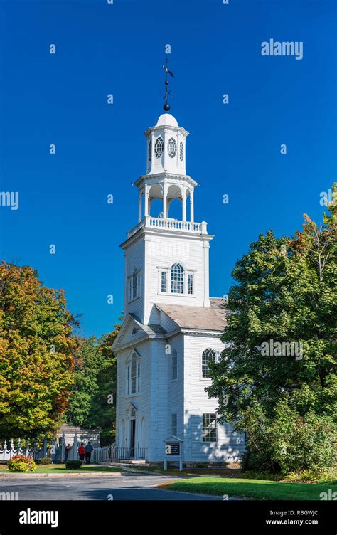Old First Church 1805 Bennington Vermont Usa Stock Photo Alamy