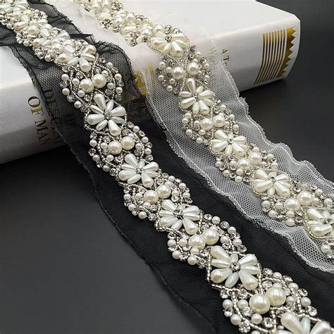 Beaded Lace Trim Beading Trims Dress Decorative Supplies Etsy