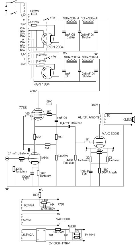 Dhtrob Diagrams Electronic Schematics Valve Amplifier Electronics
