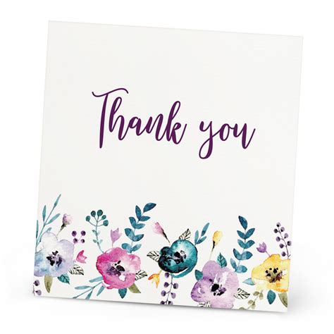 Leah Personalised Wedding Thank You Card Beautiful Wishes