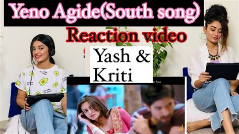 Googly Yeno Agide Full Song Video Yash Kriti Kharbhanda Kannada Song Reaction Video