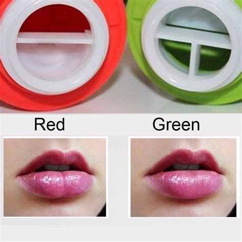 Pc Apple Shaped Green Or Red Sexy Lips Plumper Girl Increase Lip