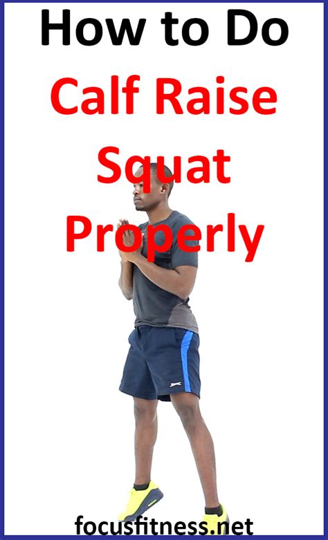 How To Do Calf Raise Squat Exercise Properly Flab Fix