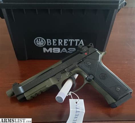 Armslist For Saletrade Beretta M9a3 Od Green G Model