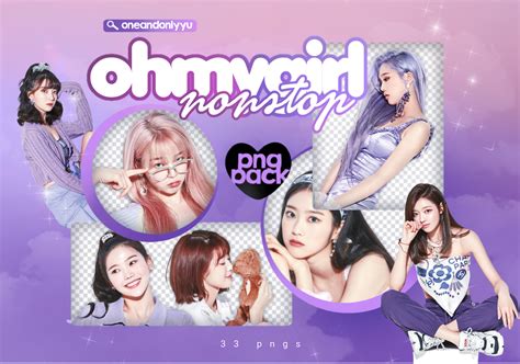 PNG PACK #36 | OH MY GIRL - NONSTOP (PLAYER ver.) by oneandonlyyu on ...