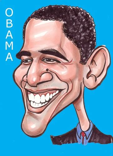 Caricature Of Barack Obama By Steve Nyman Politics Cartoon Toonpool